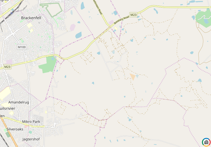 Map location of Stellenbosch Farms
